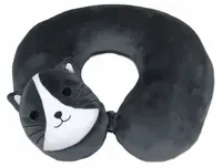 Záhlavník kočka černá – 28×35 cm