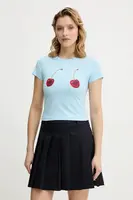 Bavlnené tričko Never Fully Dressed Cherry Boob