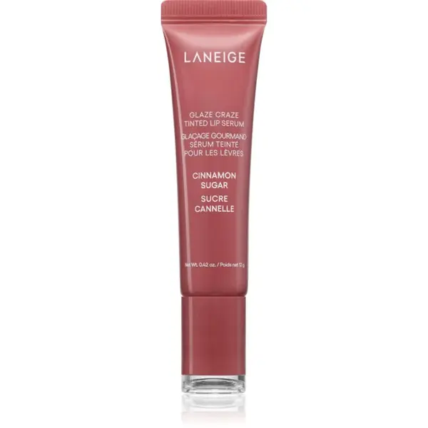 LANEIGE Glaze Craze Tinted Lip Serum tónovací balzám na rty odstín Cinnamon Sugar 12 g