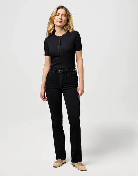 Džíny WRANGLER STRAIGHT NEBULA BLACK 112371749 Velikost: 36/32