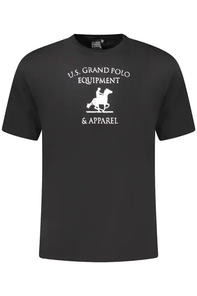Čierne pánske tričko US Grand Polo