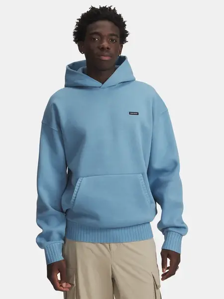 Men's Under Armour UA Icon Heavy Rib Hdy-BLU - Men's Sweatshirt