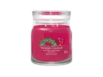 YANKEE CANDLE Signature Sparkling Winterberry Vonná sviečka 368 g