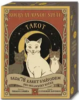 Kočky vládnou světu – TAROT / Sada 78 karet s návodem pro milovníky koček (poškozená) - Catherine Davidson