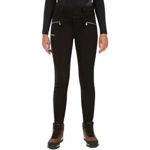 KILPI MAURA Dámské lyžařské softshellové kalhoty, černá, velikost