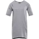 ALPINE PRO MOLEDA Dámské bavlněné šaty, šedá, velikost