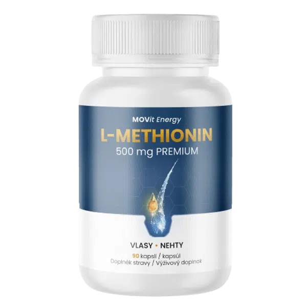MOVIT ENERGY Methionin 500 mg PREMIUM 90 kapslí