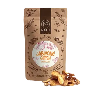 NATU Jablečné chipsy skořicové 45 g