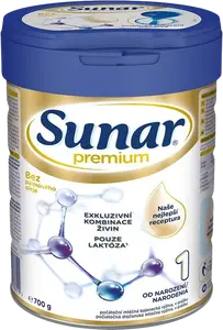 SUNAR Premium 1 počáteční kojenecké mléko 700 g