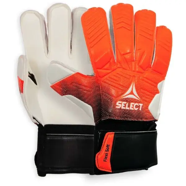 Select GK GLOVES 44 FLEXI SOFT Detské brankárske rukavice, oranžová, veľkosť