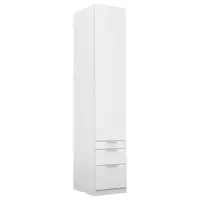 Rauch Möbel ŠATNÍ SKŘÍŇ S OTOČNÝMI DVEŘMI, bílá, 47/229/54 cm