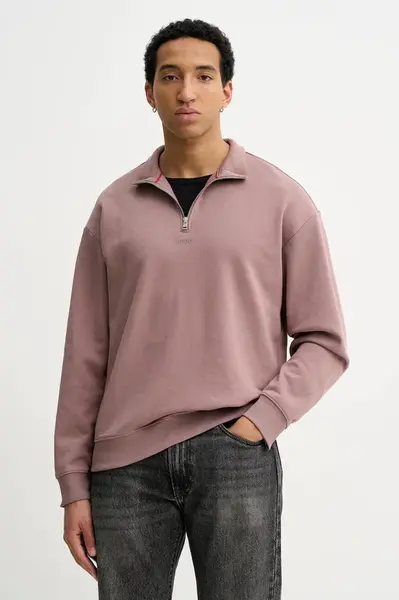 Bavlněná mikina HUGO Durty244