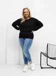 Černá plus size halenka
