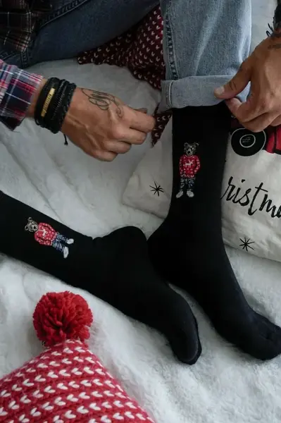 Pánské ponožky s motivem medvěda