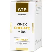 ATP VITALITY ZINEK CHELATE + B6 60 TABLET Podpora imunity, mix, velikost