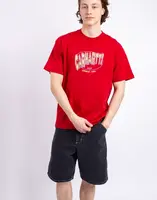 Tričko Carhartt WIP S/S Hot Script T-Shirt Cherry