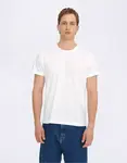 Tričko Organic Basics True Regular Fit Tee White
