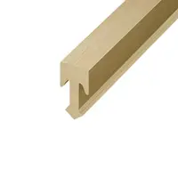 Lišta deliaca "T" Eviso chróm kartáčovaný, mosadz dĺžka 270 cm, výška hrany 2 mm, FLMF0003