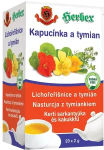 HERBEX Lichořeřišnice a tymián 20 x 2 g