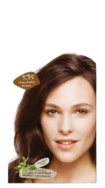 HAIRWONDER Přírodní dlouhotrvající barva čokoládově hnědá 5.35, 100 ml