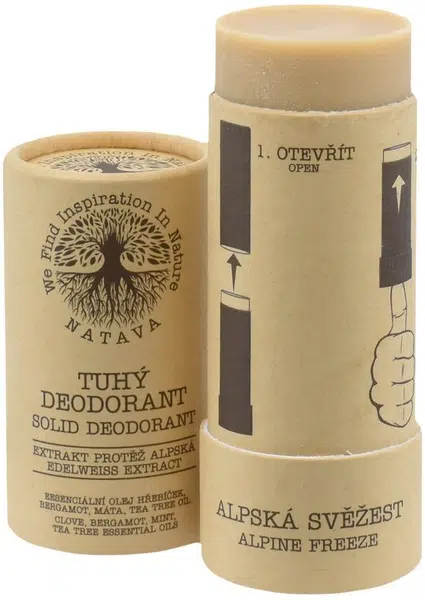 NATAVA Tuhý deodorant Alpská svěžest 60 g