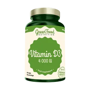 GREENFOOD NUTRITION Vitamin D3 4000IU 90 kapslí