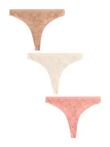 Next Tangá  béžová / ružová / biela