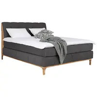 MID.YOU POSTEL BOXSPRING, 180/200 cm, tmavě šedá