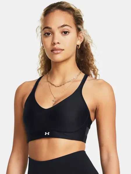 Čierna dámska športová podprsenka Under Armour UA Infinity Low 2.0 Bra
