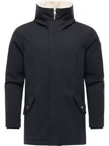 Ragwear Zimný kabát 'Mr Cany'  čierna