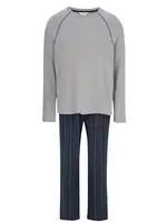 Dagi Dlhé pyžamo  modrá / sivá