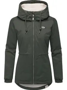 Ragwear Zimná parka 'Dankka'  tmavozelená