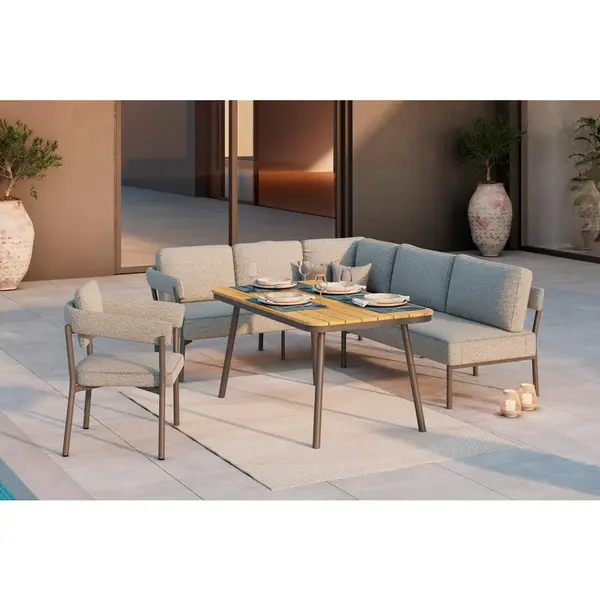 Ambia Garden TERASOVÁ SEDACÍ SOUPRAVA kov, plast, textil