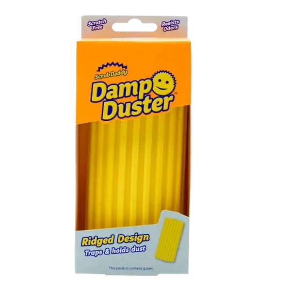 SCRUB DADDY Damp Duster, Houbička na utírání prachu žlutá