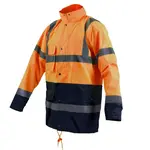 Bunda zateplená, výstražná, multifunkční 5v1, 2XL, oranžová, STALCO