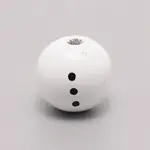 Painted Natural Wood Beads