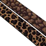 Leopard Print Pattern Flat Nylon Elastic Band