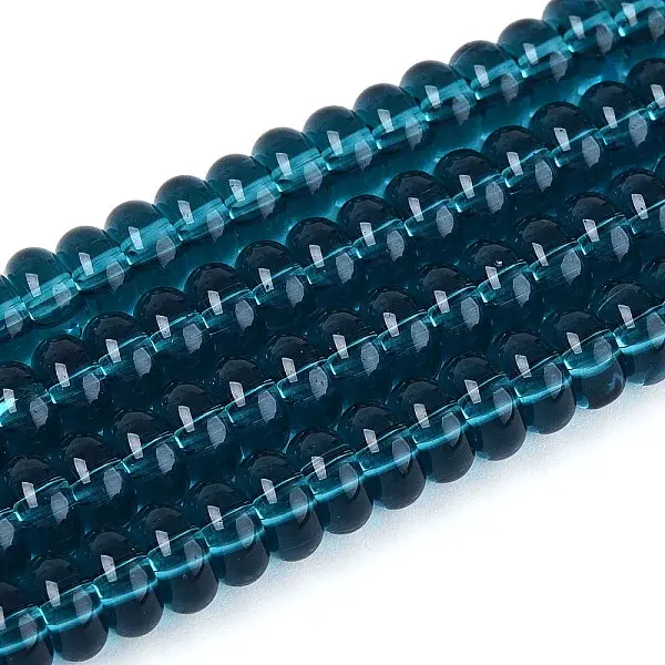 Transparent Glass Beads Strands