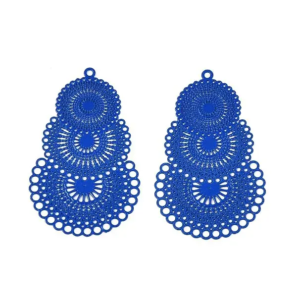 Spray Painted 430 Stainless Steel Pendants