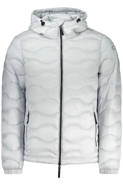 Pánská prošívaná bunda s kapucí