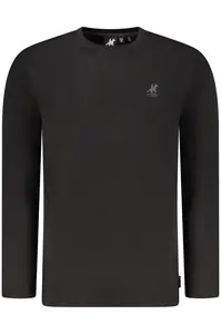 Černé triko s dlouhým rukávem