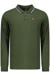 NORWAY 1963 MEN'S LONG-SLEEVED POLO SHIRT, GREEN