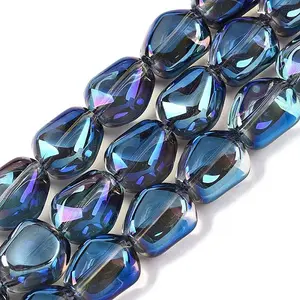 Electroplate Glass Beads Strands