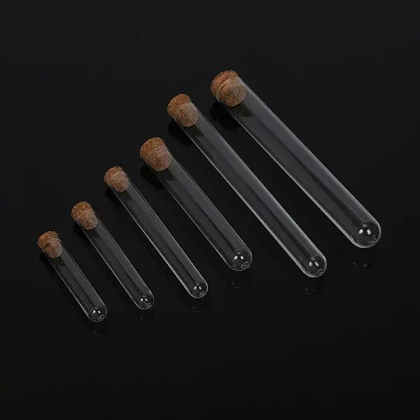 Empty Plastic Test Tubes