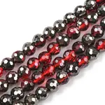 Electroplate Transparent Glass Beads