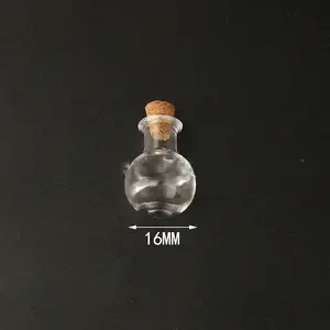 Mini High Borosilicate Glass Bottle Bead Containers