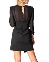 Černé košilové šaty Rinascimento