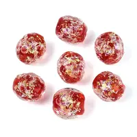 Handmade Foil Glass Beads Strands