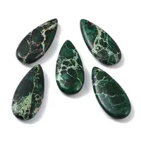Dyed Synthetic Imperial Jasper Pendants