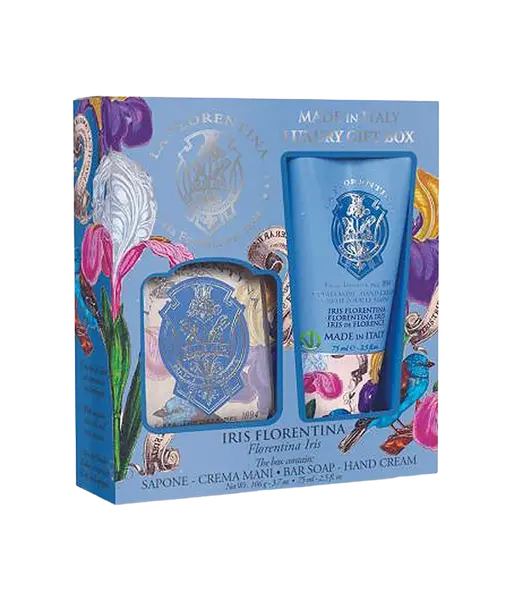 LA FLORENTINA Dárková sada krému na ruce a mýdla Iris Florentina